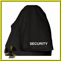 T-Shirt �Security�, schwarz